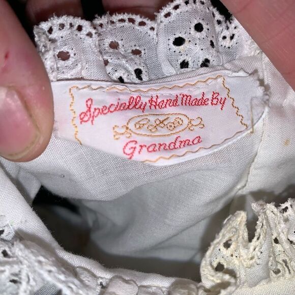 Handmade duck frilly well dressed wolf ruffled 0-6 month dress - Picture 2 of 6